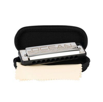 Губная гармошка Cascha Ocean Rock Blues Harmonica Black in C Diatonic HH 2327 (До) 24-10-05-19 фото