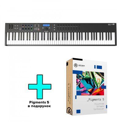 MIDI-клавіатура Arturia KeyLab Essential 88 Black Edition + Arturia Pigments 22-07-12-02 фото