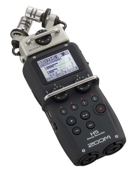 Портативний рекордер Zoom H5 SET. Запис в форматі PCM WAV 24-bit / 96-kHz або mp3 284298 фото
