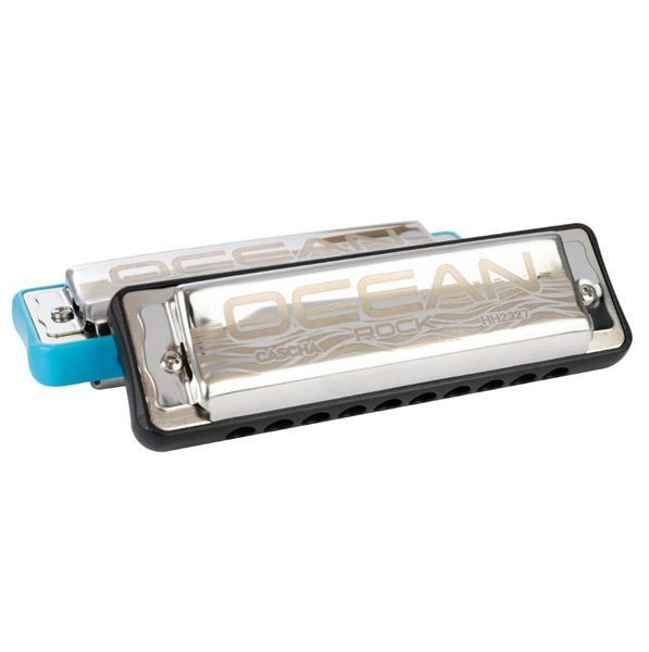 Губная гармошка Cascha Ocean Rock Blues Harmonica Black in C Diatonic HH 2327 (До) 24-10-05-19 фото