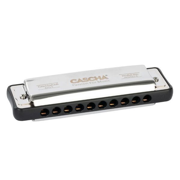 Губная гармошка Cascha Ocean Rock Blues Harmonica Black in C Diatonic HH 2327 (До) 24-10-05-19 фото
