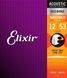 Струны для акустической гитары Elixir AC NW L Bronze NanoWeb Light 12-53 236030 фото 1