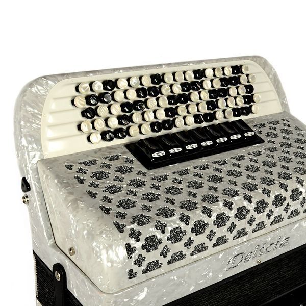 Баян п'ятирядний Delicia Sonorex 120 басів Gray 84357 фото