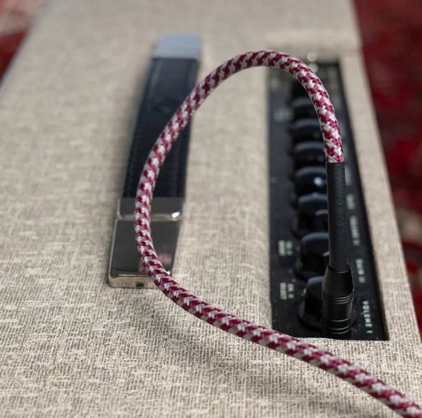 Кабель инструментальный Cascha CCP-G2SRD3 (Professional Line Guitar Cable, Tweed Red, 3 м) 24-10-05-60 фото