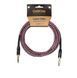 Кабель инструментальный Cascha CCP-G2SRD3 (Professional Line Guitar Cable, Tweed Red, 3 м) 24-10-05-60 фото 5