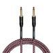 Кабель инструментальный Cascha CCP-G2SRD3 (Professional Line Guitar Cable, Tweed Red, 3 м) 24-10-05-60 фото 1