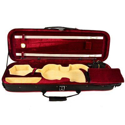 Кофр для скрипки Rafaga размер 3/4 с гигрометром середина бордо 84818 фото