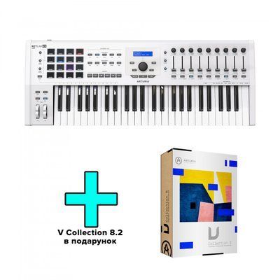 MIDI-клавиатура Arturia KeyLab 49 MkII + V Collection 8.2 19-6-8-25 фото