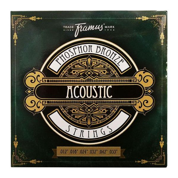 Струни для акустичної гітари FRAMUS 47220 Phosphor Bronze Acoustic Medium  (012-053) 74391 фото