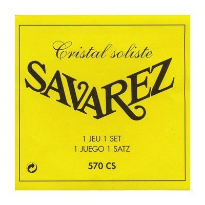 Струни для класичної гітари Savarez 570CS Cristal Soliste Classical Guitar Strings High Tension Nylon 112591 фото