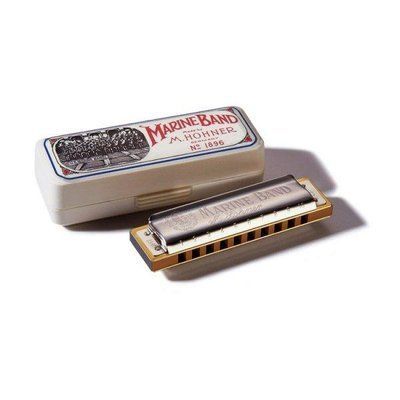 Губна гармошка Hohner M1896126 B Marine Band (Тональність &ndash; Сі-мажор) Діатонічна 10 отворів 110216 фото