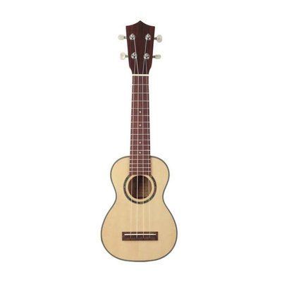 Укулеле концерт Prima M320C (Solid Spruce / Zebrawood) (Жовтий) 125234 фото