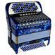 Баян пятирядный Delicia Sonorex 96 басов Итальянские голоса, Blue 84356 фото 1
