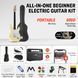 Набір електрогітара Donner Music DST-100 Sunburst Electric Guitar Kit Yellow EC1169 + комбопідсилювач + чохол + ремінь + тюнер 87534 фото 2