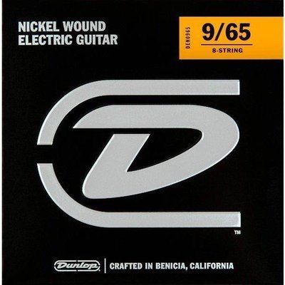 Струны для электрогитары Dunlop DEN0965 Extra Light Nickel Plated Steel Electric Guitar 8 Strings 09/65 121847 фото