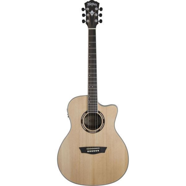 Електроакустична гітара Washburn AG70CE з преампом Barcus-Berry LX4, натурального кольору 285555 фото