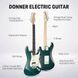Набор электрогитара Donner Music DST-400 Electric Guitar Dark Green EC1384 + чехол + ремень 87538 фото 2