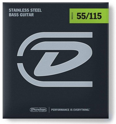 Струни для бас-гітари Dunlop DBS55115 STAINLESS STEEL Extra Heavy 55-115 119072 фото