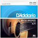 Струни для акустичної гітари D'Addario EJ11 80/20 Bronze Light Acoustic Guitar Strings 12/53 73766 фото 2