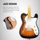 Набор электрогитара Donner Music DJC-1000S Sunburst Electric Guitar EC1407 + чехол + ремень 87541 фото 2