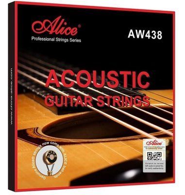 Струни для акустичної гітари Alice AW438SL Acoustic Plated High Carbon Steel Plain string, Phosphor Bronze Winding Light 11/52 85798 фото