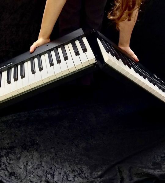 Набір складне цифрове піаніно Musicality CP88PRO-BK _CompactPianoPRO + стійка + педаль + чохол + пюпітр + адаптер 22-07-08-05-23-08-09-01 фото