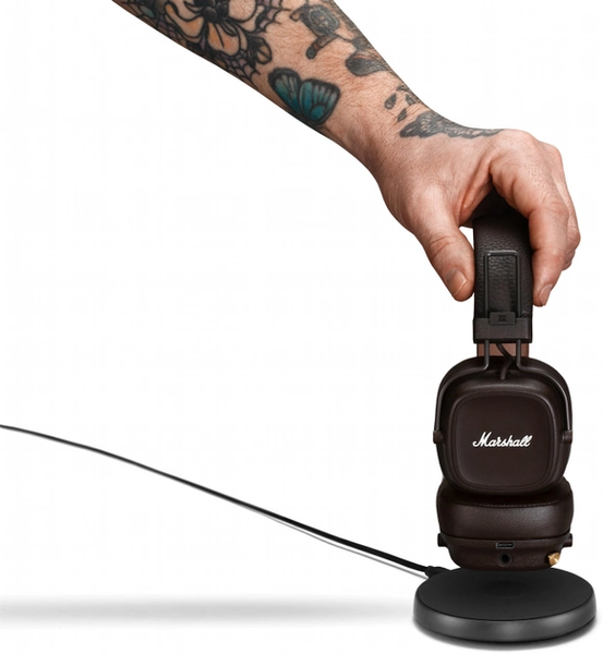 Наушники Marshall Major 4 Bluetooth Brown (Комбинированные) Major 4 Bluetooth Brown фото