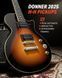 Набір електрогітара Donner Music DLP-124 Electric Guitar Sunburst + чохол + ремінь 87540 фото 2