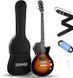 Набір електрогітара Donner Music DLP-124 Electric Guitar Sunburst + чохол + ремінь 87540 фото 1